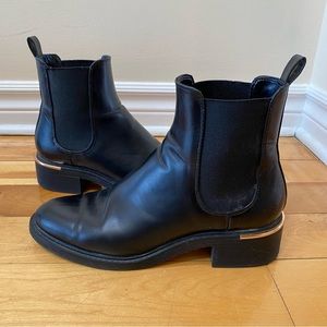 Zara black Chelsea boots